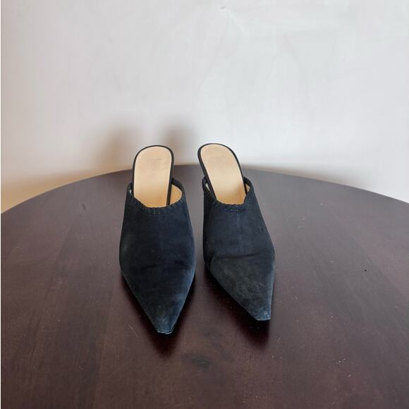 BCBGirls Maxazria Y2K Suede Mules - Size 7.5 - Picture 2 of 5